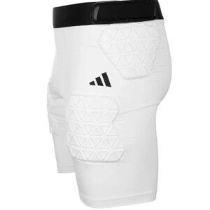 Adidas AEROREADY Football Padded Girdle Compression Shorts White IM3608